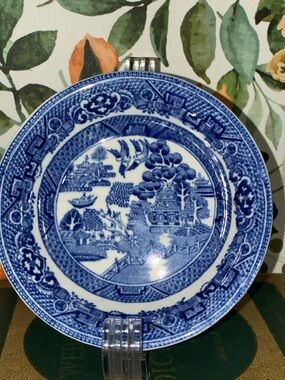 Small blue willow bowl